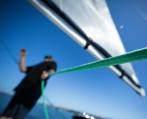 Capitana Sea School crew sailing training