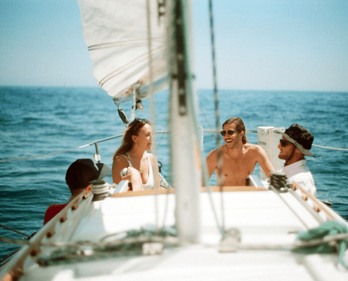 Capitana Small Keelboat Learn to Sail sailing training